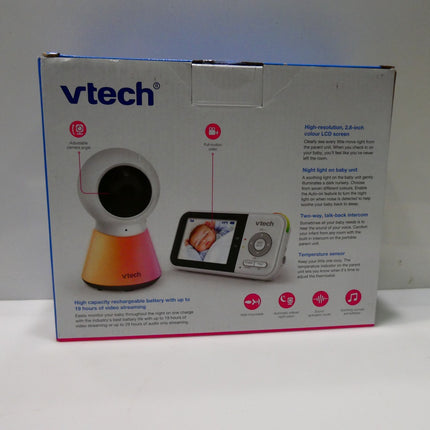 VTech BM3350N 2.8" Full Colour Video Baby Monitor with Night Light, 2-Way Talk,