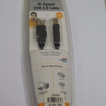 Belkin Hi-Speed USB 2.0 Cable A-B 1.8m Pack