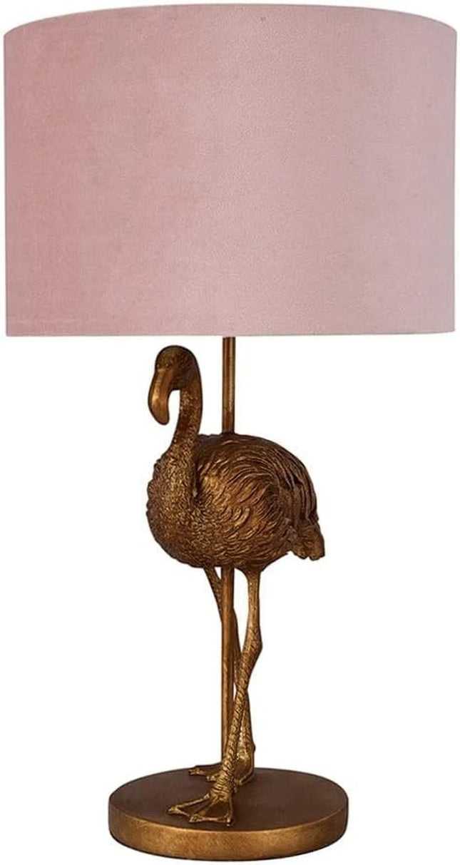 Lexi Flamingo Standing Table Lamp - Gold