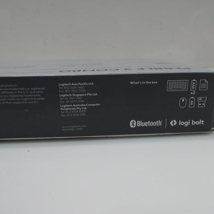 Logitech Pebble 2 Wireless Keyboard and Mouse Combo - Tonal Graphite