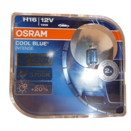 Osram H16 Cool Blue Intense Duo Box (12V, 19W, 2 Piece)