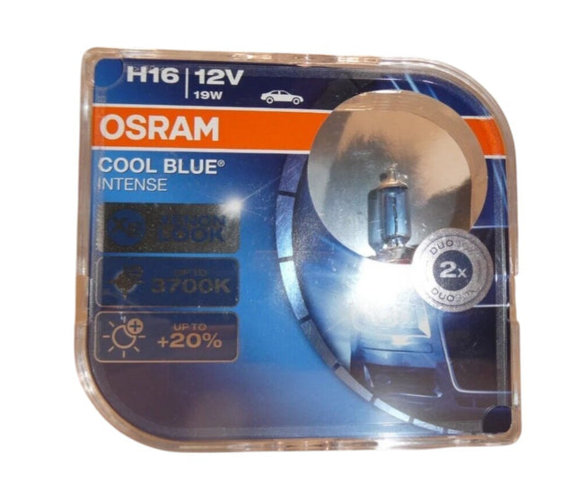 Osram H16 Cool Blue Intense Duo Box (12V, 19W, 2 Piece)