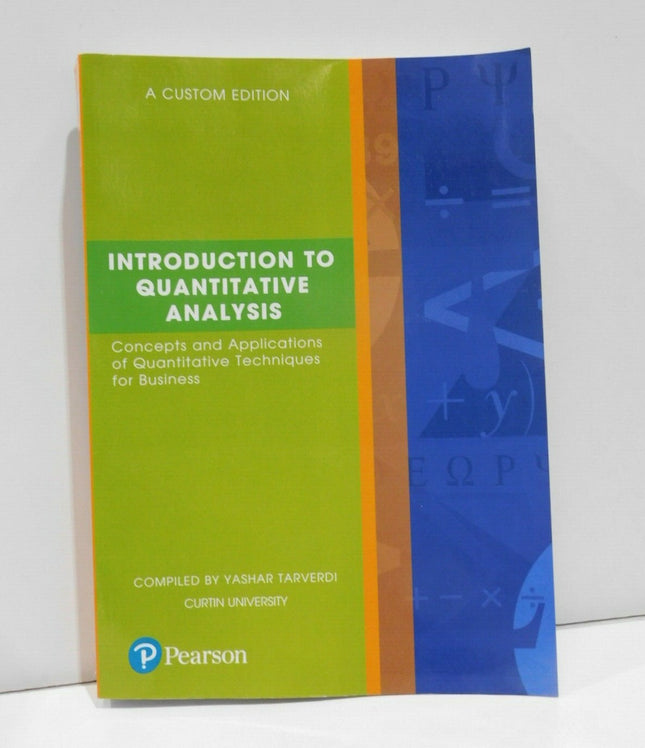 Introduction to Quantitative Analysis (Custom Edition)