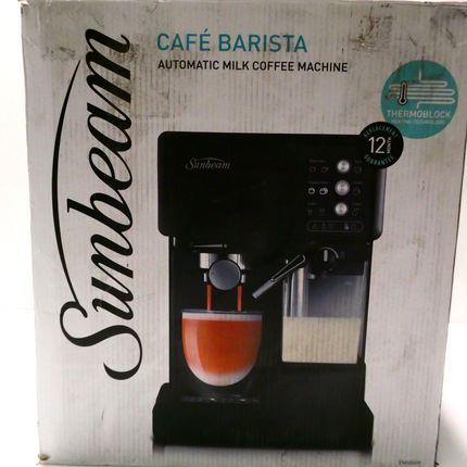 Sunbeam EM5000K Café Barista Coffee Machine | One-Touch Espresso, Latte & Cappuc
