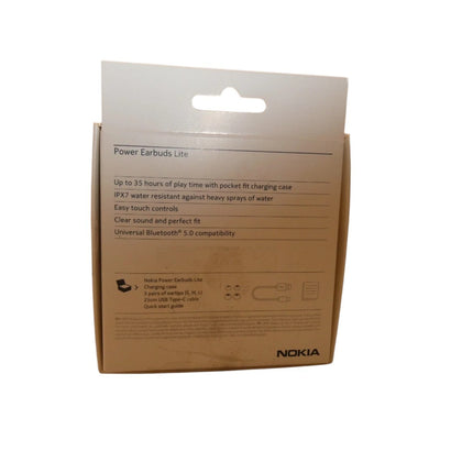 Nokia Power Earbuds Lite Wireless Headphones Bluetooth In Ear Mic Waterproof