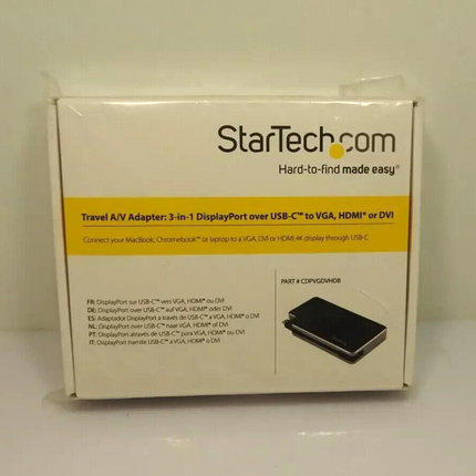 StarTech.com USB C Multiport Video Adapter with HDMI, VGA, Mini DisplayPort or D