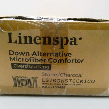 Linenspa AllSeason Reversible Down Alternative Quilted Comforter Oversized King