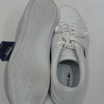 Lacoste Men's Lerond BL 1 CMA Leather Trainers, White - 8 US