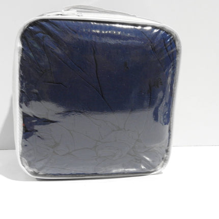 Lush Decor Ruffle Skirt Bedspread, Navy, Queen