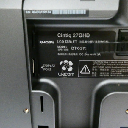 Wacom DTK-2700/K0-CX Cintiq 27 QHD Swift Pen Touch