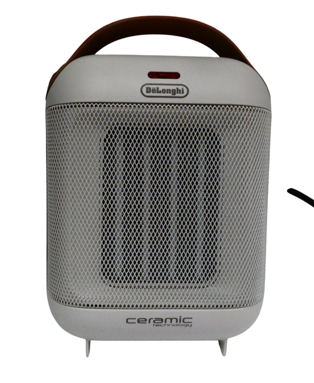 De'Longhi Capsule Fan Heater, Self-Regulating Ceramic Heater HFX30C18.IW, Ivory
