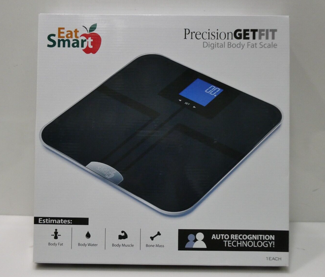 EatSmart Get Fit Digital Body Fat Scale - Black
