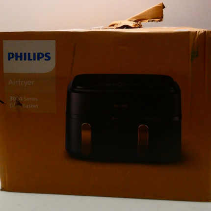 Philips 3000 Series Dual Basket 9L Air Fryer XXL (Grey) NA352/00