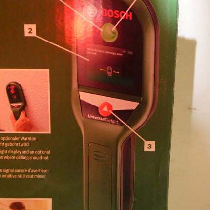 Bosch Digital Detector up to 10 cm, 4x Batteries (AAA), UniversalDetect