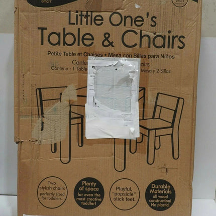 P'kolino Little One's Table and Chairs - White