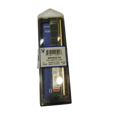 Kingston Technology 4GB 1600MHz DDR3L Non-ECC CL11 DIMM 1.35V Memory KVR16LN11/4