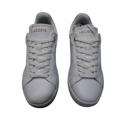 Lacoste Women's Carnaby Pro BL 23 1 SFA Sneaker, White/Light Pink, 6 US