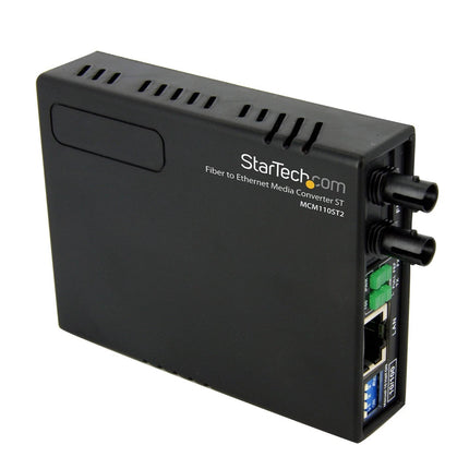 StarTech.com 10/100 Fiber to Ethernet Media Converter Multi Mode ST 2 km MCM110S