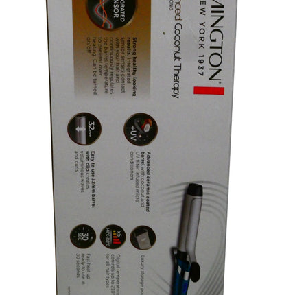 Remington Advanced Coconut Therapy Curling Tong, CI8648AU