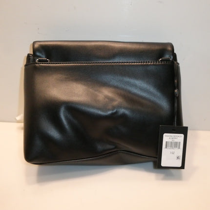 DKNY Women's Pandora Crossbody, Black/Silver