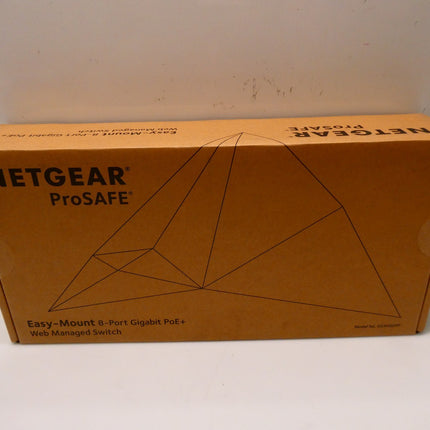 NETGEAR GS408EPP ProSafe+ Easy-Mount 8-Port Gigabit Ethernet Web Managed Switch
