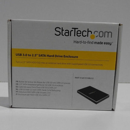 Startech SAT2510BU32 SATA To USB-A 3.0 HDD/SSD External Case