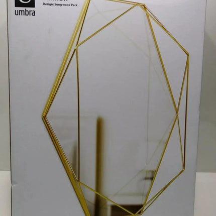 Umbra 358776-165 Prisma Modern Geometric Shaped Oval Mirror Wall Decor