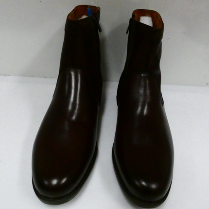 Florsheim Men's Medfield Plain Toe Zip Boot Fashion, Brown, 12 3E