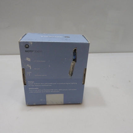 Motorola GLEAM EX211 Graphite Grey / Black