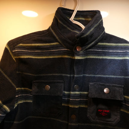 Rip Curl Boys' Polar Fleece Party Pack Shirt, Dark Navy, 16, Dark Navy