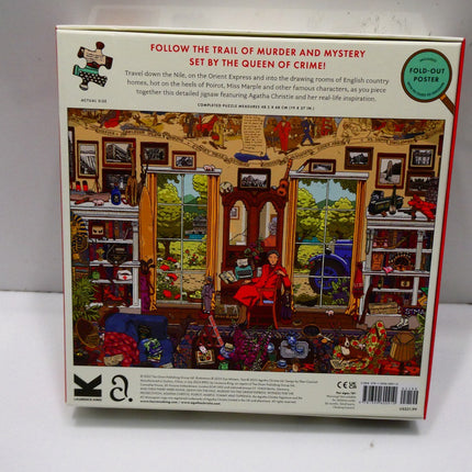 World of Agatha Christie 1000 Piece Puzzle : 1000-Piece Jigsaw with 90 Clues