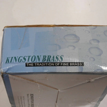 Kingston Brass KB245AX Twin Handle Tub and Shower Faucet with Decor Cross Handle