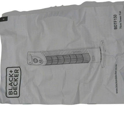 Black & Decker 76cm BDTF150 Upright Tower Fan