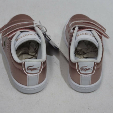 Lacoste Carnaby EVO 318 2 Baby Fashion Shoes, Pink/White - 7 US