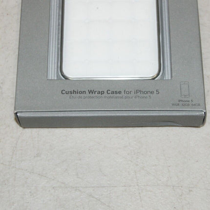 Adopted Cushion Wrap Case for iPhone 5 - White/ Silver