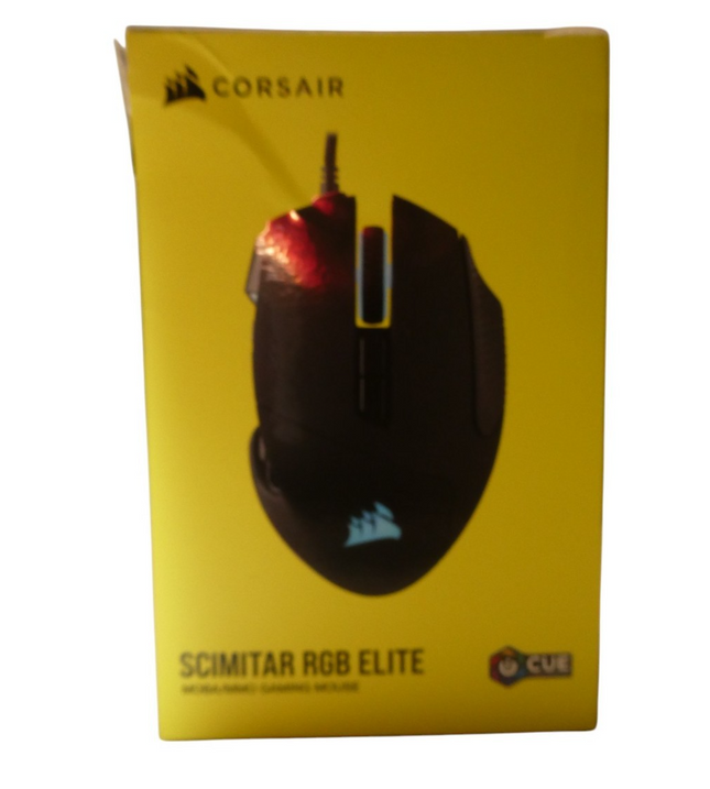Corsair Scimitar Elite RGB Optical MOBA/MMO Gaming Mouse (18000 DPI Optical S...