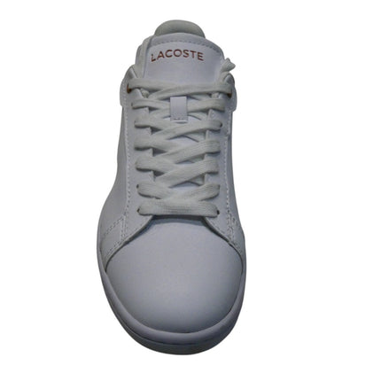 Lacoste Women's Carnaby Pro BL 23 1 SFA Sneaker, White/Light Pink, 6 US