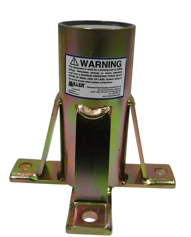 Honeywell Miller Dh-7Zp Durahoist Floor Mount Sleeve Zinc