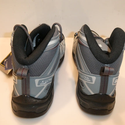 Salomon Women's X Ultra Pioneer Mid GTX Hiking Shoe, Ebony/Stormy Weather 6US