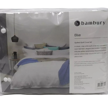 Bambury Elise Quilt Cover Set Double