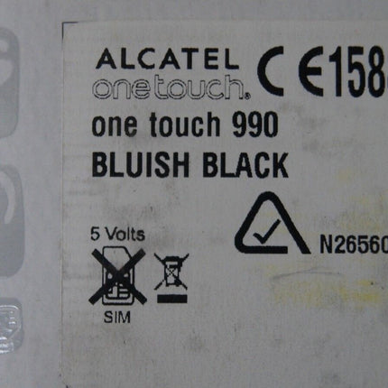 Alcatel OneTouch OT-990 3G GPS Android 5MP Mobile Phone - Black