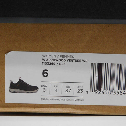 Teva Women's Arrowood Venture WP Women's Trekking & Hiking Shoes, Black, 6 US