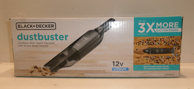 BLACK+DECKER HLVC320J11 12V 2.0 Ah Cordless Handheld Vacuum Cleaner