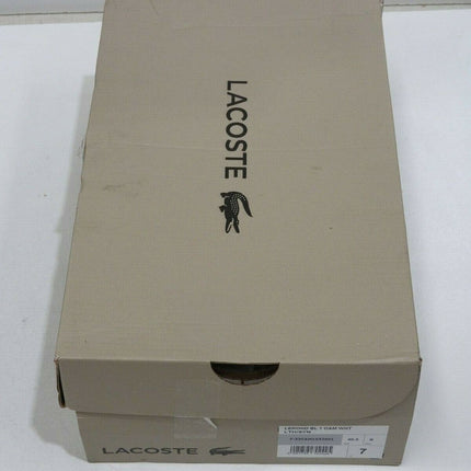 Lacoste Men's Lerond BL 1 CMA Leather Trainers, White - 8 US
