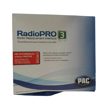 PAC RP3-GM13 Radio Replacement Interface for Select GM Vehicles