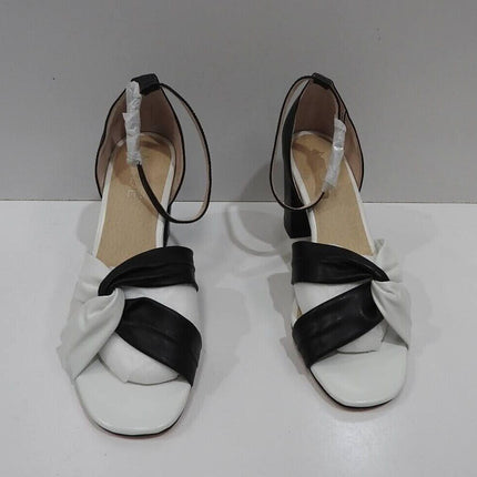 Nude Women’s Thalia Fashion Sandals, Multicolour (Black/White), 9 AU (39 EU)