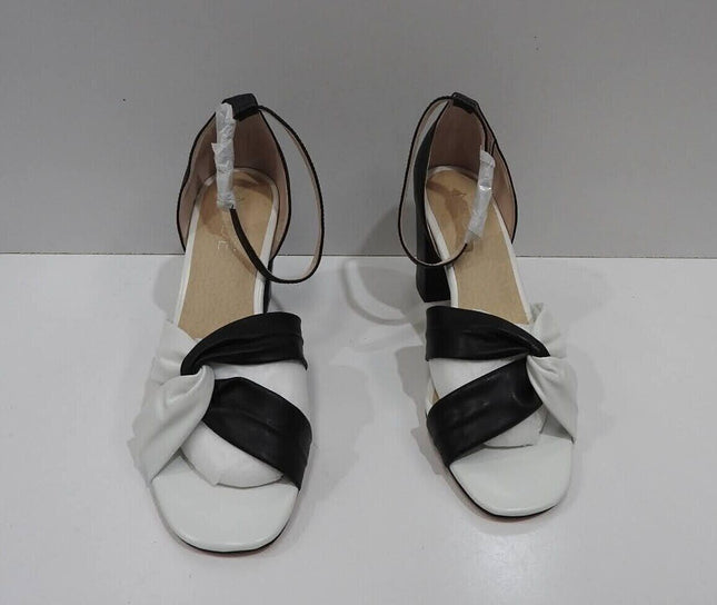 Nude Women’s Thalia Fashion Sandals, Multicolour (Black/White), 9 AU (39 EU)