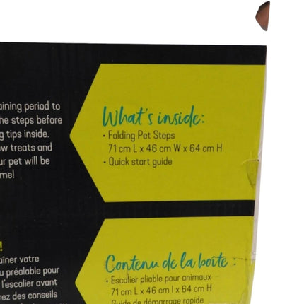 PetSafe CozyUp Folding Dog Stairs - Pet Stairs for Indoor/Outdoor