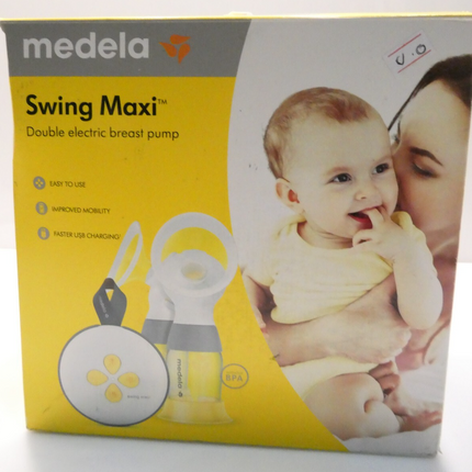 MEDELA Swing Maxi Double Electric Breast Pump, USB-Chargeable, More Milk in Less