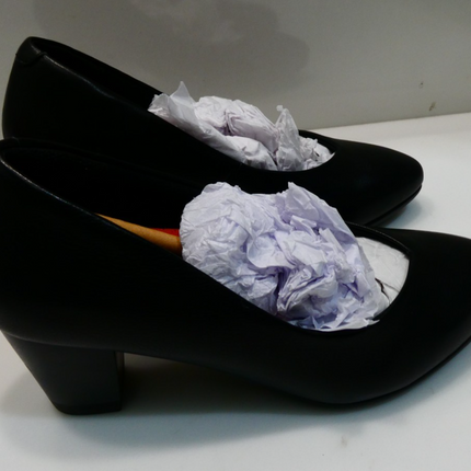 Hush Puppies Women's The Point Court Shoe, Black, UK 3/US 5.5